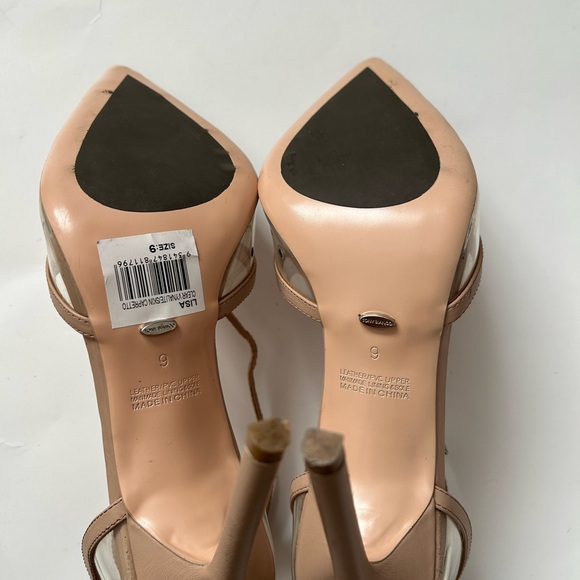 Tony bianco lisa heel sz 9 Lisa Heel in Clear Vynalite & Skin Capretto - Picture 14 of 14